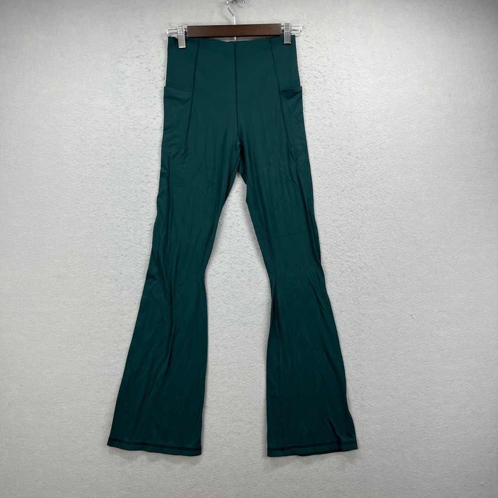 OFFLINE by Aerie Bootcut Leggings Womens M Green Real Me Xtra High Rise Athletic